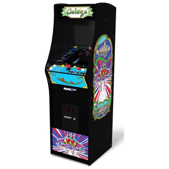 ARCADE1UP 1237971 Galaga Deluxe Cabinato Arcade 14 Giochi Schermo 17'' WiFi colore Nero