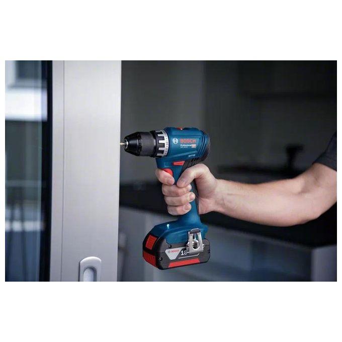 Bosch Professional 06019K3203 GSR 18V-45 Trapano Avvitatore a Batteria Motore Brushless 45 Nm 2 Batterie 2,0 Ah 1900 giri-min L-BOXX colore Nero