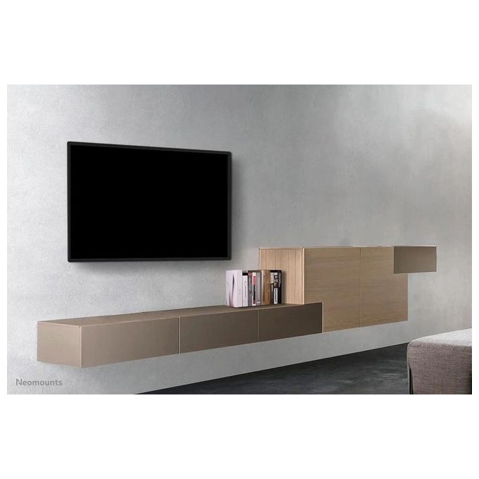 Neomounts WL30S-850BL16 LEVEL Supporto TV a Parete Fisso per Schermi 42''-86'' VESA 100x100-600x400 mm Regolazione Altezza 0-20 mm Sistema Magnetico Pull and Release colore Nero