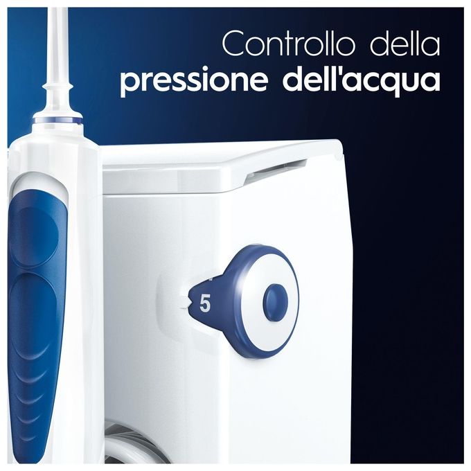 Oral-B 8006540840825 Pro Series 1 Spazzolino elettrico e Idropulsore Oxyjet Waterjet 2 Testine colore Bianco
