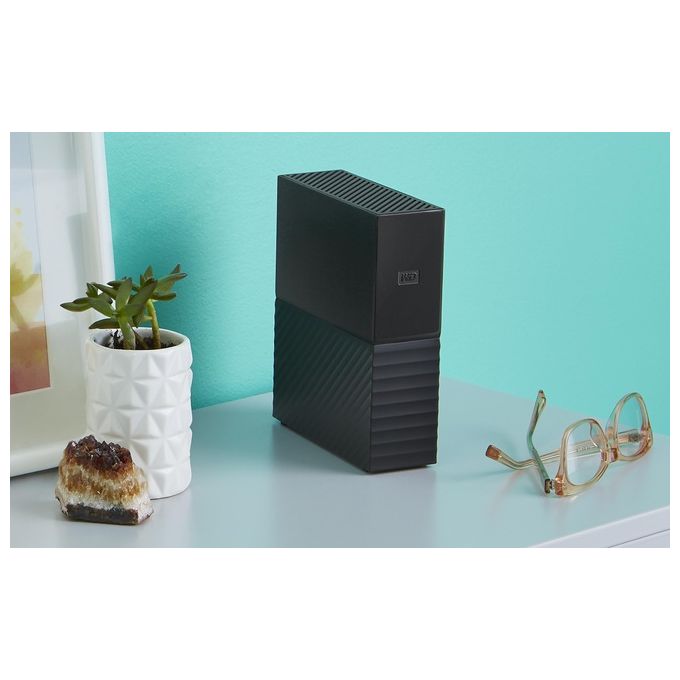 WD My Book 8TB Hard Disk per Desktop USB 3.0 Protezione Password e Back-Up Automatico Nero