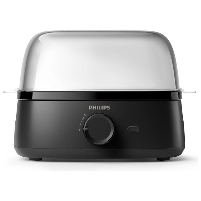Philips HD9137-90 Serie 3000 Cuociuova 6 uova 400W accessorio uova in camicia e perforatore colore Grigio