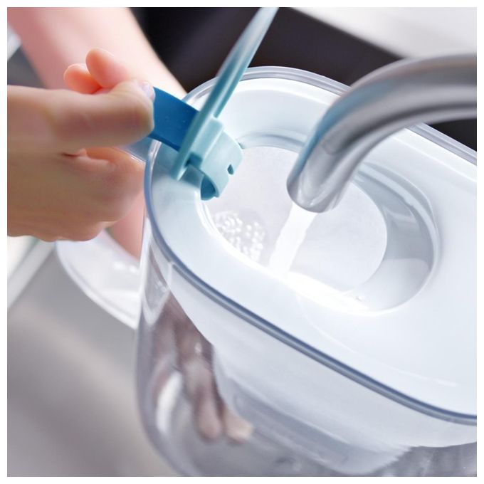 Brita Style Eco Glacier Blue Bottiglia per Filtrare l'Acqua 2.4 Litri
