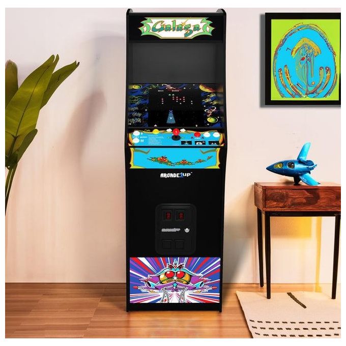 ARCADE1UP 1237971 Galaga Deluxe Cabinato Arcade 14 Giochi Schermo 17'' WiFi colore Nero