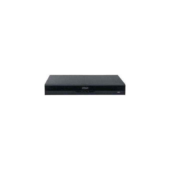 Dahua NVR5208-8P-EI WizSense NVR IP AI 8 canali 8 porte PoE 32 MP Smart H.265 HDMI VGA 2 slot SATA colore Nero