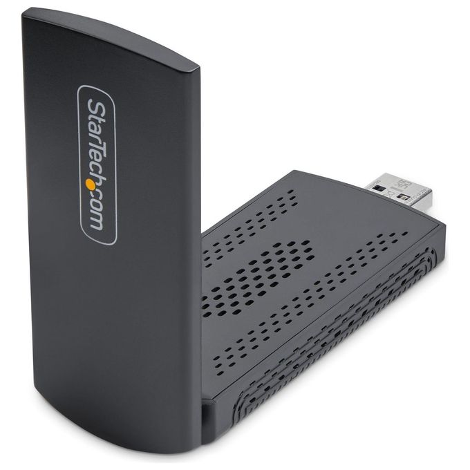 StarTech.com AX54005A-USB-WIFI-6E Chiavetta USB Wi-Fi 6E Tri-Band 2,4 5 6 GHz con Antenna Pieghevole USB 3.0 colore Nero