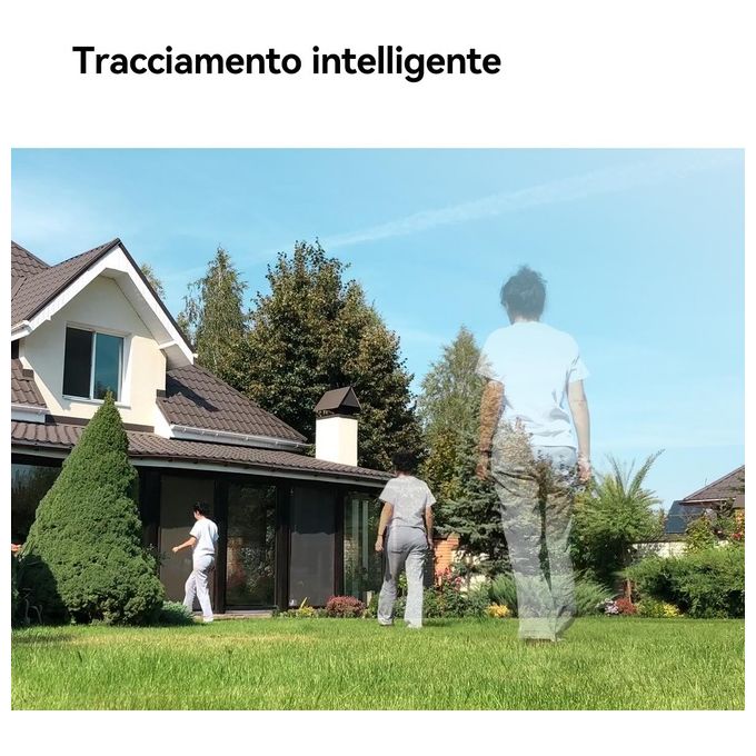 Imou IPC-K9EP-3T0WE Cell PT Telecamera IP PTZ Esterno 3MP 2K Wi-Fi IP66 Visione Notturna Batteria 15000 mAh colore Bianco