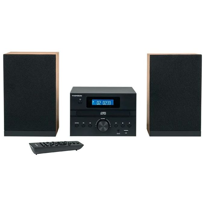 Thomson MIC123BT Microsistema audio per la casa 50 W Bluetooth 5.0 Radio FM CD USB AUX colore Nero