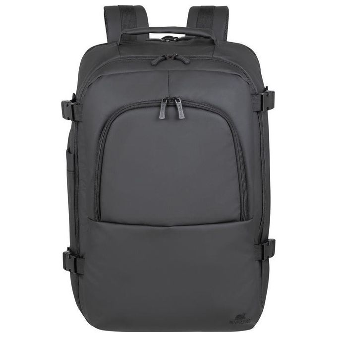 Rivacase 8465 Tegel Zaino da Viaggio per Notebook fino a 17,3'' con Scomparto Imbottito e Materiale ECO-FRIENDLY RPET colore Nero
