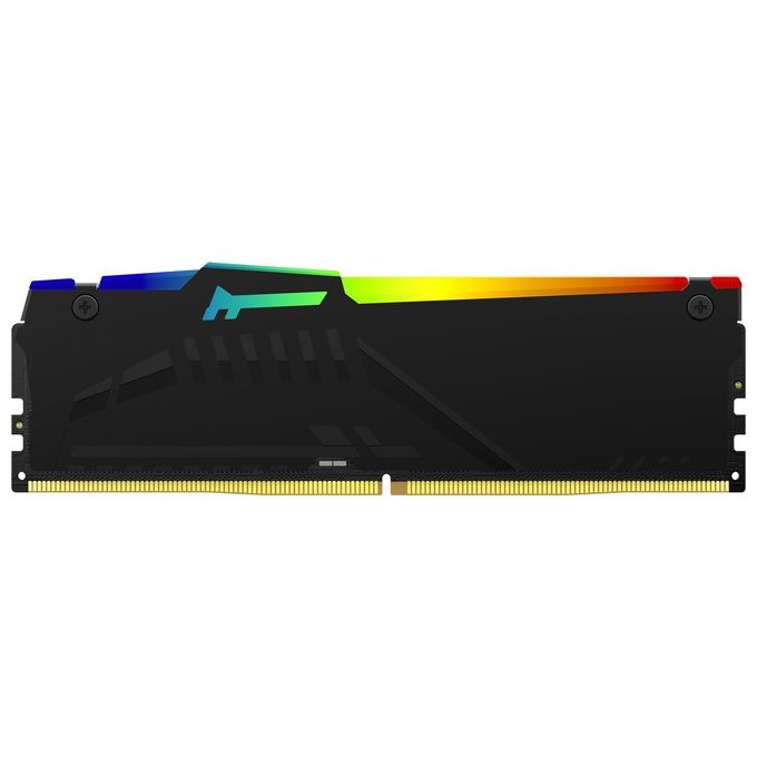 Kingston KF556C36BBEAK2-32 FURY Beast Memoria RAM DDR5 32 GB 2x16 GB 5600 MT-s CL36 RGB Intel XMP AMD EXPO colore Nero
