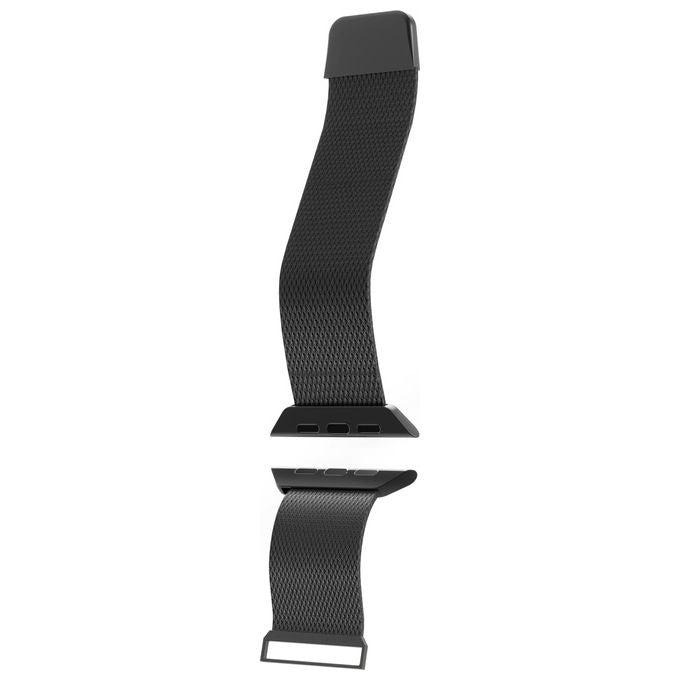 Puro AW44MILANESEBLK Cinturino Maglia Milanese per Apple Watch 42 44 45 49 mm Acciaio Inossidabile Chiusura Magnetica colore Nero