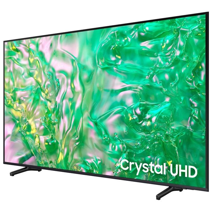 Samsung UE75DU8070UXZT TV Crystal UHD 4K 75 pollici Smart TV Wi-Fi Nero 2024 Processore Crystal 4K Upscaling AirSlim Design OTS Lite