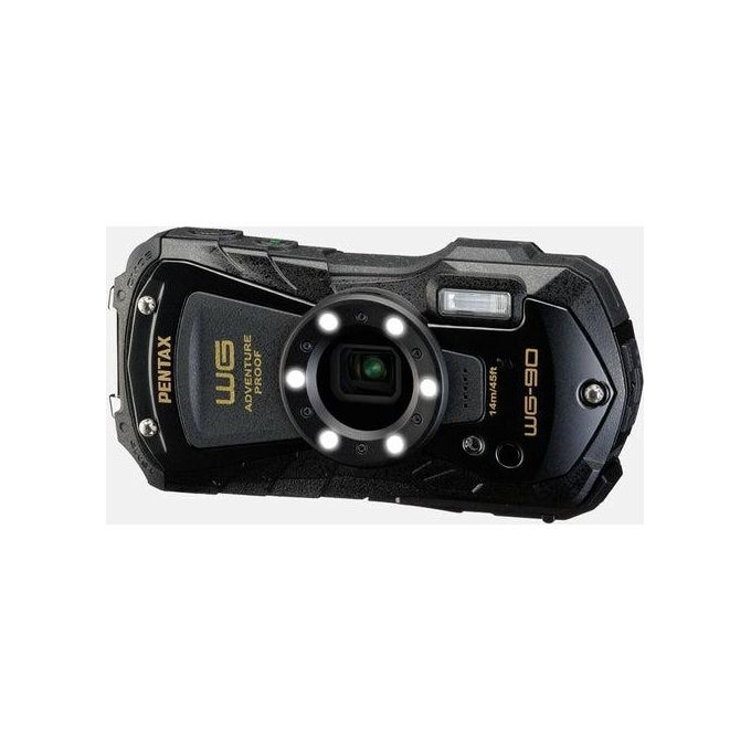 Pentax 02135 WG-90 Fotocamera per Sport d'Azione 16 MP Full HD CMOS 5x Zoom Ottico 14 m Impermeabile 1,6 m Antiurto colore Nero