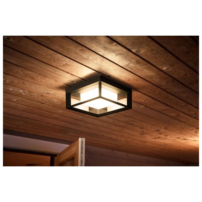 Philips Hue Econic Led Lampada da Parete Quadrata Nero
