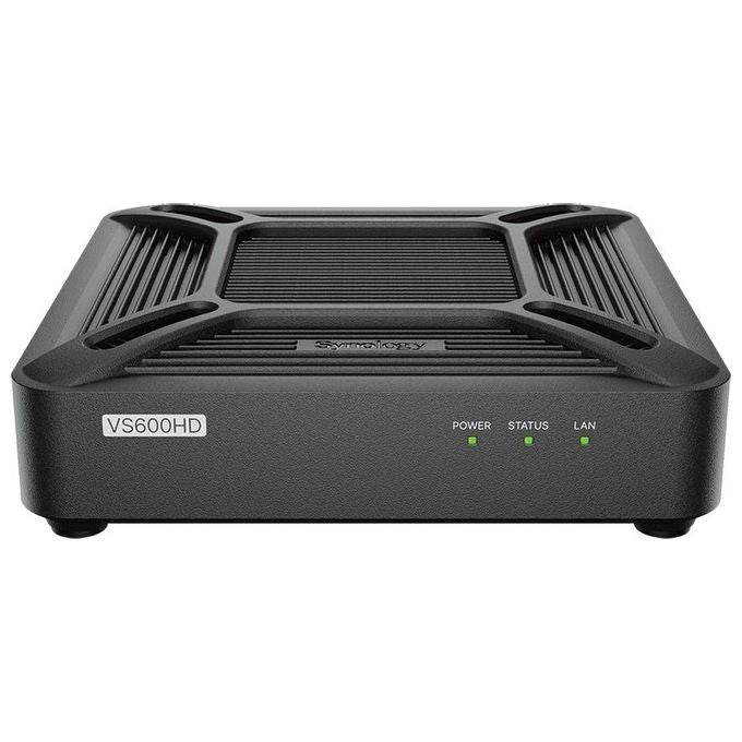 Synology VS600HD Server di monitoraggio di rete Gigabit Ethernet 2 porte USB 3.2 Gen 1 2 uscite HDMI H.264 600 fps 4K colore Nero