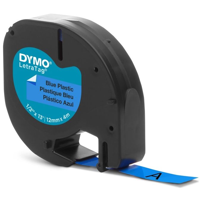 Dymo Nastro Letratag 12mmx4m Blu