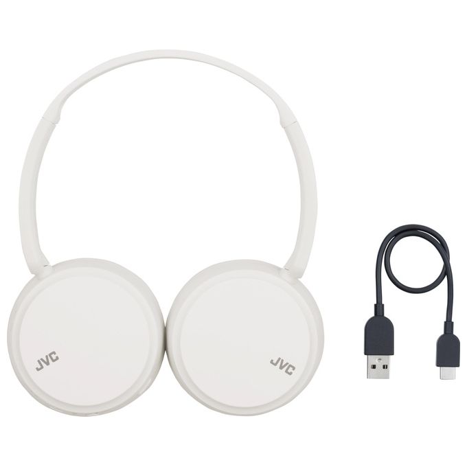 JVC HA-S36W-W-U Cuffie Wireless a Padiglione Bluetooth 5.2 35h Microfono Integrato colore Bianco