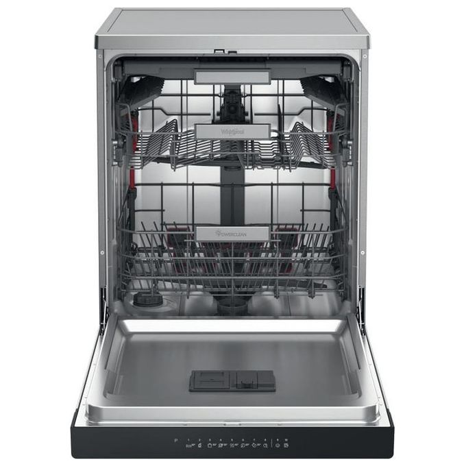 Whirlpool WFO3O41PLX Lavastoviglie Libera Installazione 14 coperti Classe C 41 dB NaturalDry 6° SENSO 10 programmi (85x60x59 cm) colore Inox