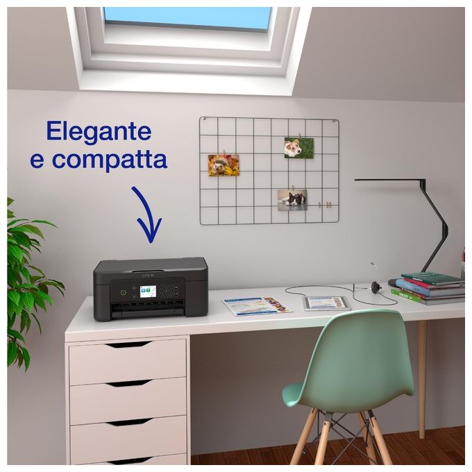 Epson C11CK65403 Expression Home XP-4200 Stampante Multifunzione Inkjet A4 Stampa Copia Scansione Fronte Retro WiFi AirPrint Display 6.2 cm colore Nero