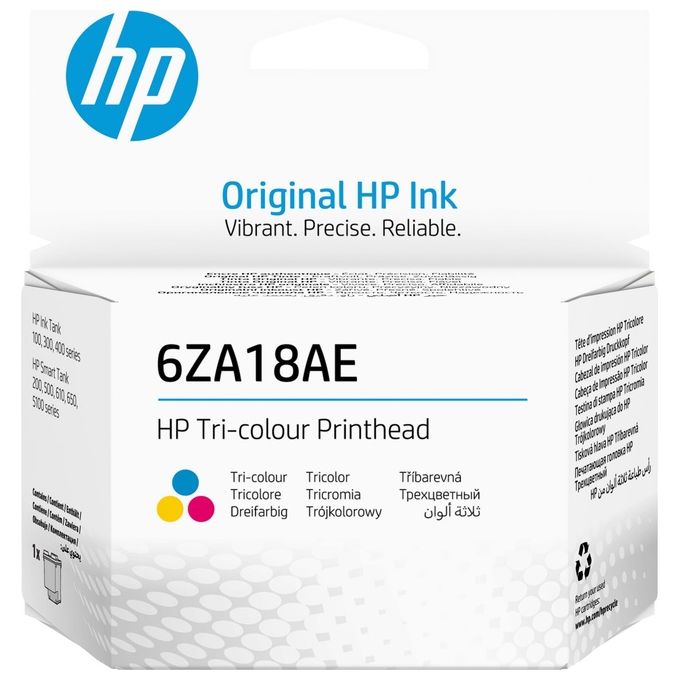 HP 6ZA18AE Testina Stampante Getto Termico d'Inchiostro Tri-Colour