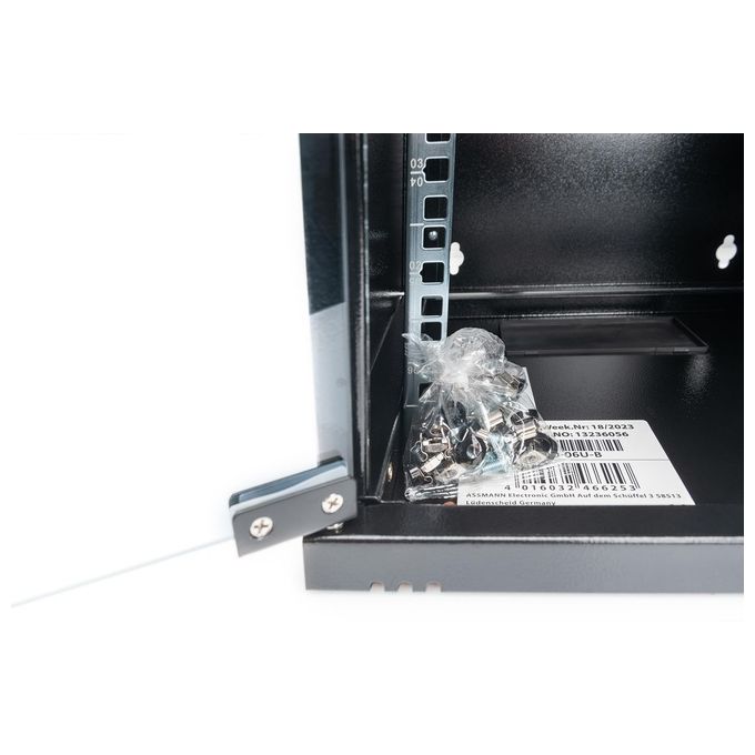 Digitus DN-10-06U-B Armadio a Muro 10'' 6U 312x300 Nero