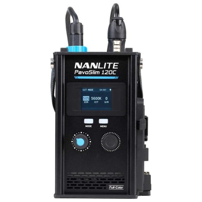 Nanlite PS120C PavoSlim 120C Pannello LED RGBWW 150 W 2700-7500 K CRI 96 TLCI 97 colore Nero