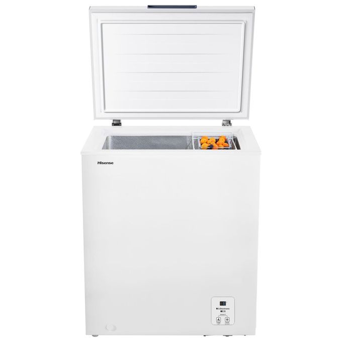 Hisense FT184D4AWYE Congelatore a Pozzetto 142 L 85 cm Classe E 40 dB Congelamento Rapido colore Bianco