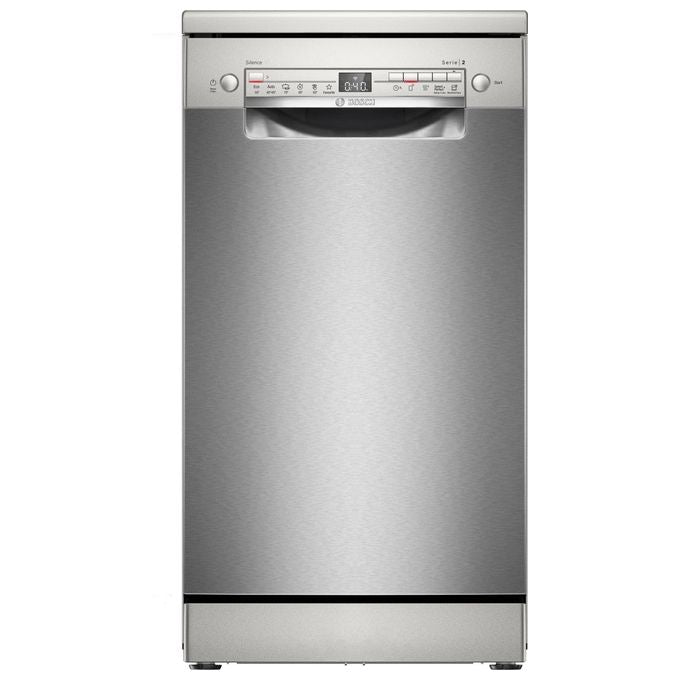 Bosch SPS2HKI58E Serie 2 Lavastoviglie Libera Installazione 10 coperti Classe E 46 dB Wi-Fi Home Connect (84.5x45x60 cm) colore Acciaio Inox