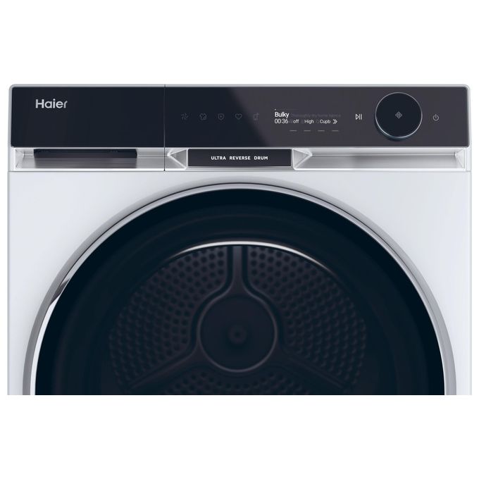 Haier HD90-A3Q397U1 X Serie 11 Asciugatrice Pompa di Calore 9 Kg Classe C Wi-Fi Inverter I-Refresh Pro (84x59x70 cm) colore Bianco