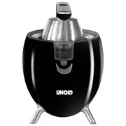 Unold 78135 Spremiagrumi Elettrico Potenza 300 W con Due Coni per Agrumi e Filtro in Acciaio Inox colore Nero