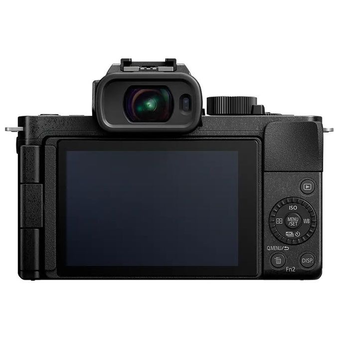 Panasonic DC-G100DKEG-K Lumix G100D Fotocamera Mirrorless 20.3 MP Sensore Micro Four Thirds 4K Video Touchscreen Orientabile Mirino OLED colore Nero