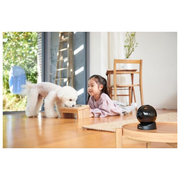 Imou Rex 3d 2k Telecamera da Interno a 360° con Sense e Riconoscimento Movimento Umano ed Animali con Messaggio Personalizzato