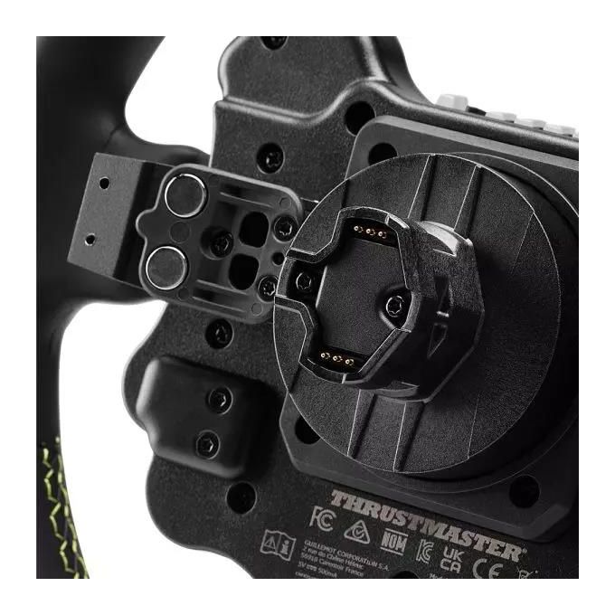Thrustmaster Evo Racing 32R Volante da Corsa in Pelle Nero-Giallo per PC e Console