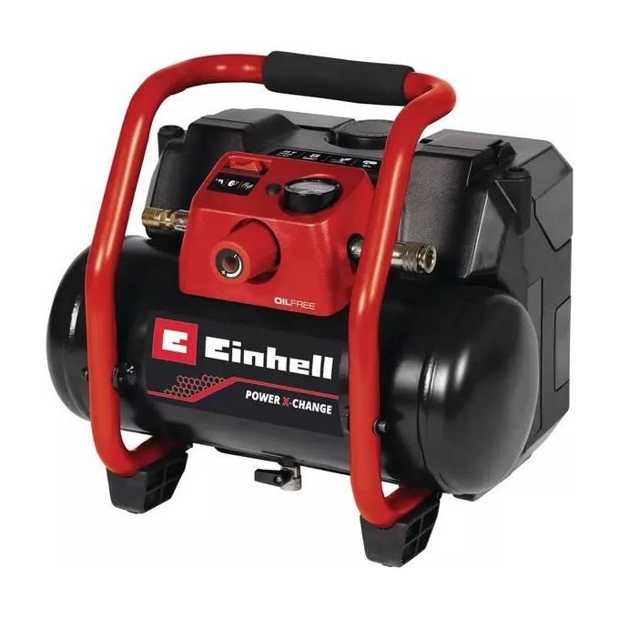 Einhell 4020415 TE-AC 36-150 Li OF-Solo Compressore a Batteria 150 l-min 36 V 6 L colore Nero Rosso