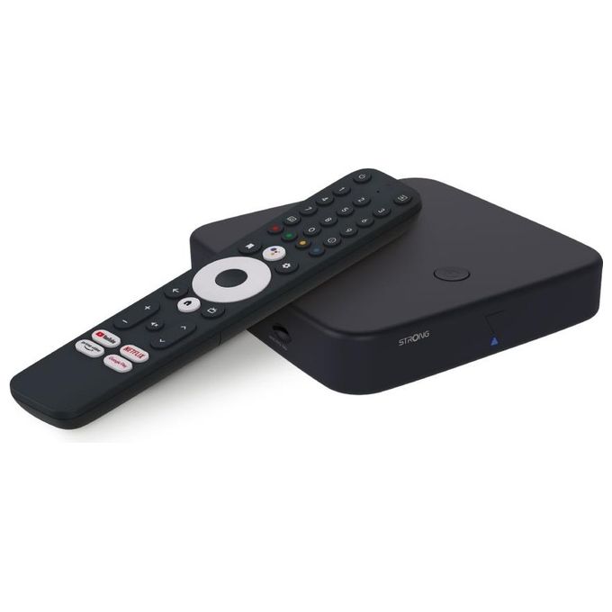 Strong SRT420 Android TV Box 4K Ultra HD DVB-T2 2GB RAM 8GB Wi-Fi 5 Bluetooth 5.0 HDR10+ colore Nero