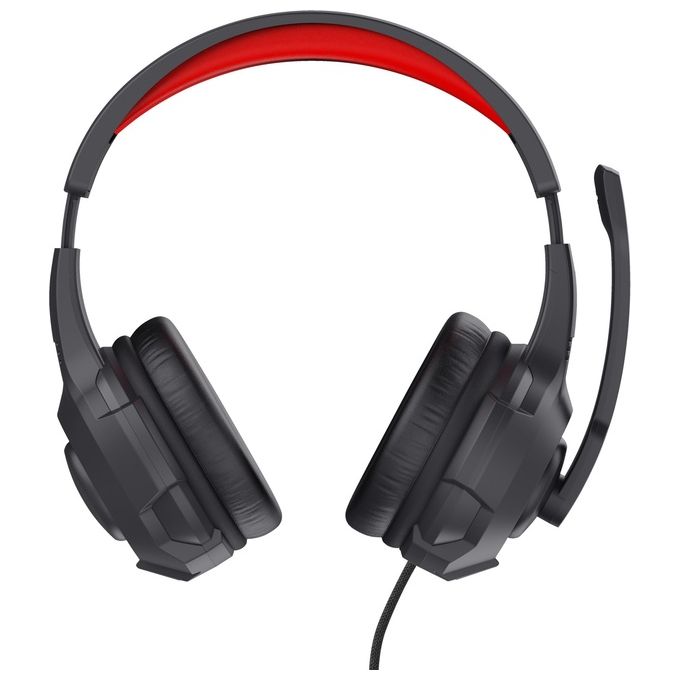 Trust 24785 Cuffia a Padiglione Gaming Nero-Rosso