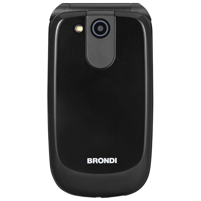Brondi 10281060 Raptor Telefono per anziani Display 2.8'' Dual SIM USB-C Batteria 800 mAh colore Nero Metal