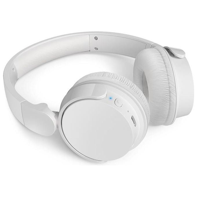 Philips TAH4209WT-00 Serie 4000 Cuffie a Padiglione Wireless Bluetooth 5.3 55 ore Microfono Integrato colore Bianco