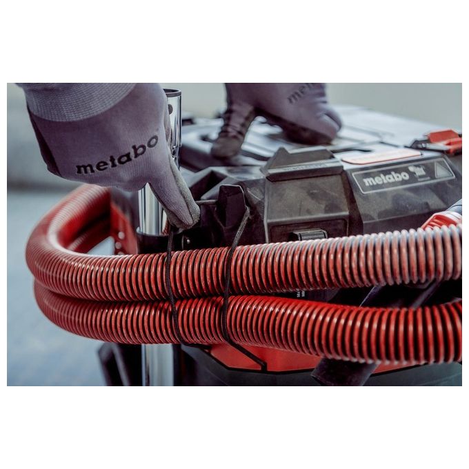 Metabo 602087000 ASA 30 M PC Aspiratore universale umido-secco classe M 30 L 1200 W PressClean antistatico colore Nero