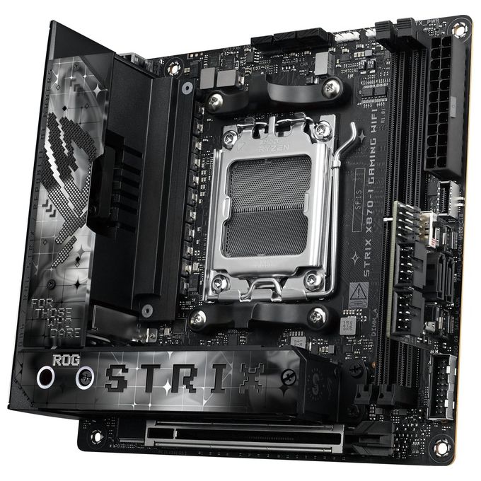 ASUS 90MB1IW0-M0EAY0 ROG Strix X870-I Scheda madre AM5 DDR5 USB4 Wi-Fi 7 Mini-ITX colore Nero