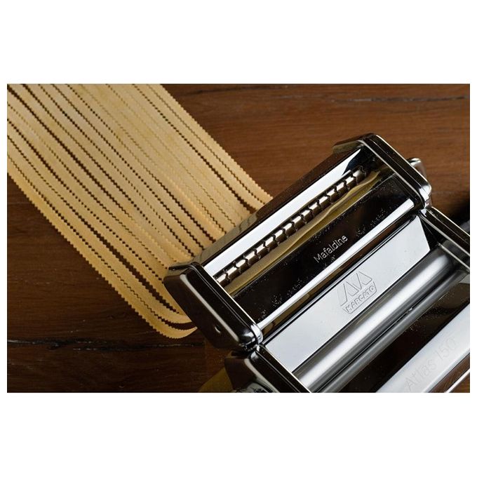MARCATO AC-150-MAF Accessorio per Macchina per la Pasta Mafaldine 8 mm in Acciaio Cromato colore Argento