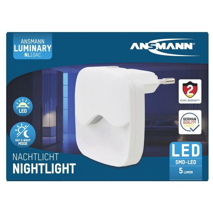 Ansmann NL10AC Luce Notturna Bianco