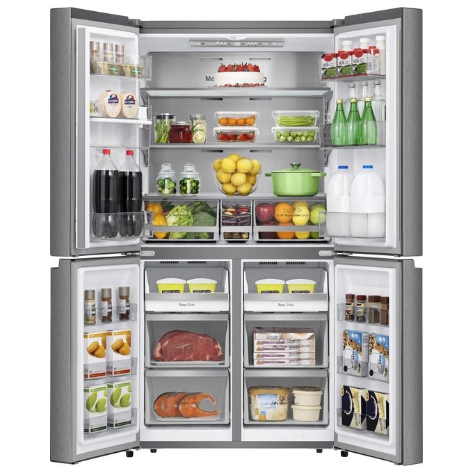 Hisense RQ758N4SWSE Frigorifero Americano 4 Porte 606 L 178 cm Classe E 37 dB Total No Frost WiFi (178x91x72 cm) colore Inox