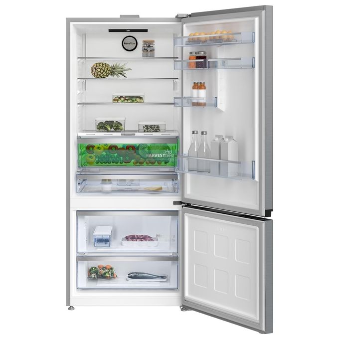 Beko B7RCNE595ZXPW Beyond Frigorifero Combinato 551 L 187 cm Classe D 35 dB Total No Frost AeroFlow MultiZone (187x78x76 cm) colore Inox