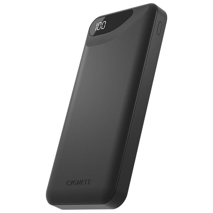 Cygnett CY4341PBCHE ChargeUp Boost 10K Power Bank 10000 mAh 3 Porte USB Ricarica Rapida 15 W Display Digitale colore Nero