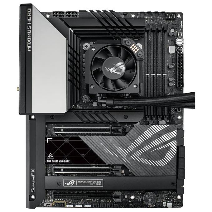 ASUS 90RC00K0-M0UAY0 ROG Ryujin III Dissipatore Liquido All-in-One con Display LCD 3,5'' Pompa 8a Generazione Ventole Noctua 120 mm 240mm colore Nero