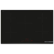 Bosch PIV83KHC1E Serie 6 Piano cottura a induzione 80 cm 5 zone DirectSelect Home Connect PowerBoost senza profili colore Nero