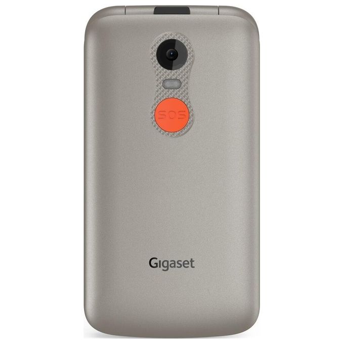 Gigaset, Telefono Cellulare per Anziani GL595, Clamshell, Bianco