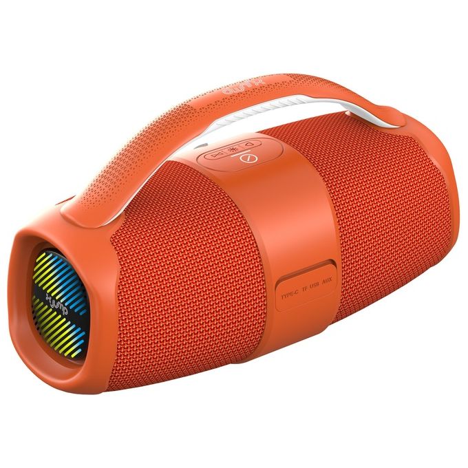 X JUMP 0XJ12009 XJ 120 Altoparlante portatile stereo 40 W Bluetooth TWS IPX5 colore Arancione