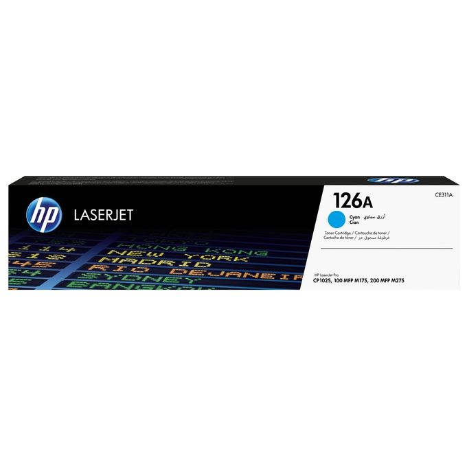 Hp toner ciano 126a 1000 pagine per clj cp1025